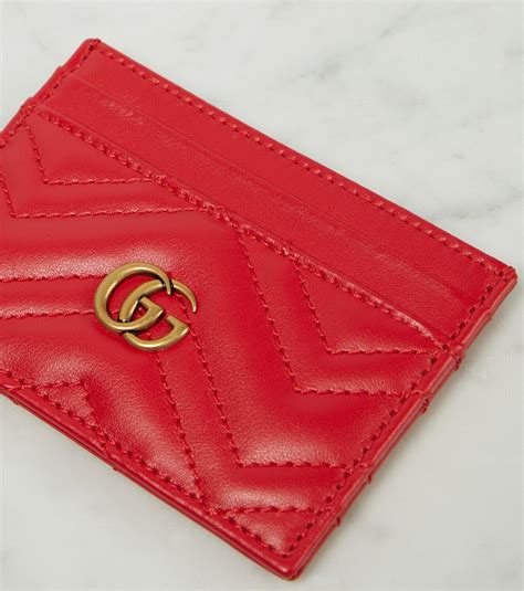 fake gucci business card holder|gucci gg marmont card holder.